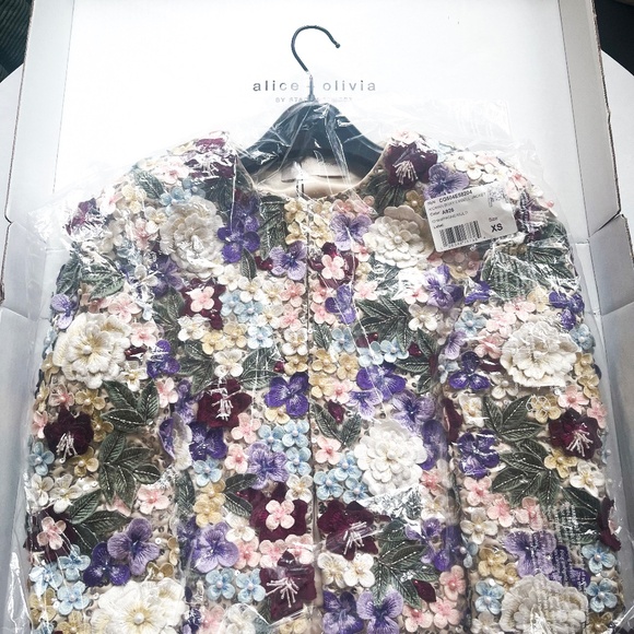 Alice + Olivia Kidman Embellished Jacket — New in Box! (XS) - Picture 4 of 4